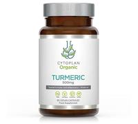 Cytoplan Organic Turmeric 500mg Capsules 60 - Optimal Absorption - British Developed - Scientifically Formulated - High Bioavailability