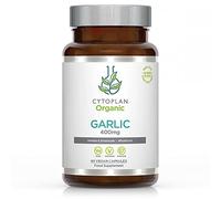 Cytoplan Organic Whole Garlic Powder 400mg Capsules 60 - Optimal Absorption - British Developed - Scientifically Formulated