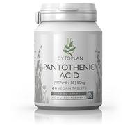 Cytoplan Pantothenic Acid Vitamin B5 100mg Tablets 60 - Supports Cognitive Health - Boosts Energy Metabolism - Immune System Support