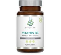Cytoplan Vegan Vitamin D3 62.5μg 60 Tablets