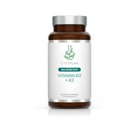 Cytoplan Vitamin D3 & K 120 - Optimal Absorption - British Developed - Scientifically Formulated - High Bioavailability - 2 Capsules