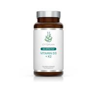 Cytoplan Vitamin K2 & Vitamin D 60 - Optimal Absorption - British Developed - Scientifically Formulated - High Bioavailability - 3 Capsules
