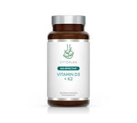 Cytoplan Vitamin K2 & Vitamin D3 - Optimal Absorption - British Developed - Scientifically Formulated - High Bioavailability - 60 Capsules