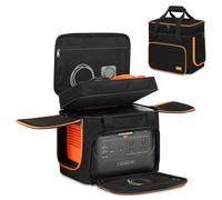 CYUREAY Portable Carrying Case Compatible with Jackery Explorer 1000/1000 v2/880/1500 pro, Flip-top Design, Double-Layer Soft Power Station Storage Bag for Accessories/Charging Cable/Solar Generator