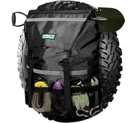 CYUREAY Spare Tire Trash Bag, Offroad Spare Tire Storage Bags Heavy Duty Truck Tailgate Trash Bag Fits up to 40" Tire, Large Recovery Gear Firewood Camping Cargo Storage Bag for Jeep Truck SUV Car