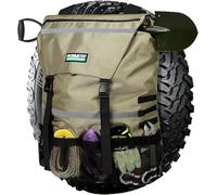 CYUREAY Spare Tire Trash Bag, Offroad Spare Tire Storage Bags Heavy Duty Truck Tailgate Trash Bag Fits up to 40" Tire, Large Recovery Gear Firewood Camping Cargo Storage Bag for Jeep Truck SUV Car