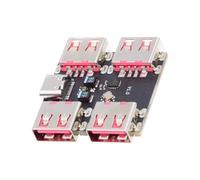 CYUSB 2.0 1-to-4 Four Ports HUB PCBA PCs 4 Devices Type-C for Keyboard Mouse Scanner Printer