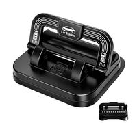 CYUXING 2-in-1 Multifunctional Car Phone Holder and Number Plate, Car Phone Holder 360 Degree Rotation for Car Navigation In-Car Dashboard, Horizontal and Vertical Screen Adjustment Angle