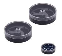 CYUXING 2Pcs Portable Watch Dial Storage Box, Dust-Proof & Scratch-Proof Watch Movement Holder Supplies Case Holder Supplies Travel Watch Tool Moderate Size & Easy to Carry