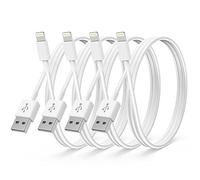 CyvenSmart 4Pack Apple MFi Certified iPhone Charger 2M,iPhone Lightning to USB A Cable 2 Meters,Fast Charging Lead for 12 SE 2020 11 Xs Max XR X 8 Plus 7 6 5s iPad Pro, White