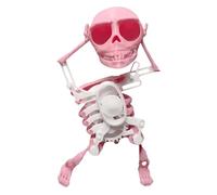 CYWBUEAFY Dancing and Swinging 3D Skull Toy,Desk Decoration Stress Relief & Anxiety Relief Toys,Halloween Skeleton Wind up Machine Robot for Halloween