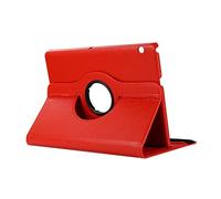 Cywulin Smart Case for Huawei Mediapad T3 10 9.6 Inch, Ultra Lightweight Slim Leather Shell Stand Folio Cover Folding Trifold Magnetic Cover with Auto Sleep Wake Multiple Viewing Angles (Red)