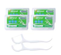 CYWVYNYT Dental Floss Stick with Toothpick Holder, Y Shape Design, Disposable, 200 Count, No Flavor