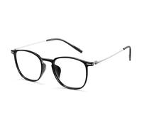 Cyxus Blue Light Filter Glasses Without Prescription Men Women Fashion Computer Protective Glasses Screen Glasses Gaming Glasses 8352, black, Medium