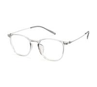 Cyxus Blue Light Filter Glasses Without Prescription Men Women Fashion Computer Protective Glasses Screen Glasses Gaming Glasses 8352, smoke Grey, Medium