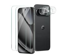 CYYAGE 2 Pieces Tempered Glass Screen Protector for Google Pixel 10 Pro XL and 2 Pieces Glass Screen Protector Camera, HD Clear Protective Film 9H Hardness, Anti Scratch, Bubble Free