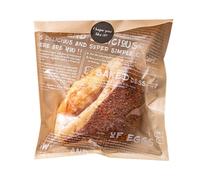 CZ 50 Pack Cookie Packaging Bags with Seal, Paper Bakery Bags with Window, Heat Sealable & Grease Resistant To Go Bake Sale Sleeves for Treat, Donut, Cake Slice, Scone, Brownie (L)