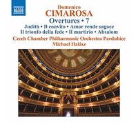 Cz Chamber Po/Halasz - Dominico Cimarosa: Overtures Vol. 7 - Judith, Il convito, Amor rende sagace, Il trionfo della fede, Il martirio, Absalom