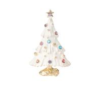 CZ Christmas Tree Brooch Pin for Women Girls Men Colorful Cubic Zirconia Crystal Lapel Pins Corsage Scarf Shawl Clip Badge Suit Brooches Pins Dainty Dress Accessories Xmas Holiday Jewelry Gift (White)