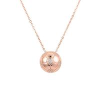 CZ football Pendant Necklace for Women Teen Girls Minimalist Adjustable Personalized football Pendant Choker Necklaces Cubic Zirconia Link Chain Delicate Fashion football Jewelry Gifts (Rose Gold)
