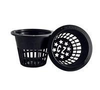 Cz Garden Supply 3 inch Net Cups Heavy Duty Pots Wide Rim Design - Orchids • Aquaponics • Aquaculture • Hydroponics Slotted Mesh for Kratky Wide Mouth Mason Jars