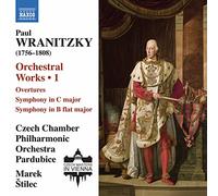 Cz Po/Stilec - Paul Wranitzky: Orchestral Works Vol. 1 - Overtures, Symphony in C major, Symphony in B flat major