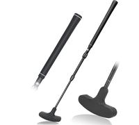 CZ-XING Golf Putter, Mini Golf Putter with Adjustable Aluminum Alloy Shaft Golf Putter for Junior Mini Golf with Extendable Shaft Right and Left Hand Great Golf Gift (Black)