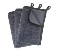 CZandCZ 3 x Microfibre Cloths, Car Drying Cloth, XXL, 40 x 60 cm, Fast Dry Microfibre Cleaning Cloth for Bathroom, Car, Household, Camping, Drying Towel Shower 600 GSM