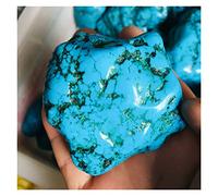 CZAOINCU Home Collections 100-130g Natural Turquoise Bare Stone Crystal Stone (Size : 190-230)