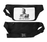 Czar Nicholas The Second are You Serious Unisex Waist Bag Black