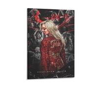 CZBAIY Charlotte Flair Canvas Poster Canvas Art Poster And Wall Art Picture Print Modern Family Decor Posters 24x36inch(60x90cm)