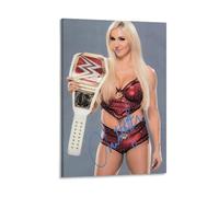 CZBAIY Charlotte Flair Canvas Poster Picture Print Wall Art Poster Painting Canvas Posters Artworks Room Aesthetic 24x36inch(60x90cm)