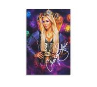 CZBAIY Charlotte Flair Canvas Poster Picture Print Wall Art Poster Painting Canvas Posters Artworks Room Aesthetic 24x36inch(60x90cm)