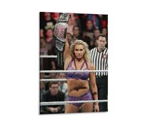 CZBAIY Charlotte Flair Canvas Poster Posters Art Print Wall Photo Paint Poster Hanging Picture Family Decor 12x18inch(30x45cm)