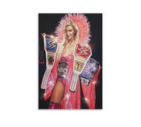 CZBAIY Charlotte Flair Canvas Poster Wall Art Picture Painting Poster Canvas Print Posters Artworks Room Decor 12x18inch(30x45cm)