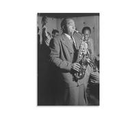 CZBAIY Max Roach Canvas Poster Canvas Wall Art Poster Decorative Modern Home Print Picture Artworks Posters 16x24inch(40x60cm)