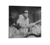 CZBAIY Max Roach Canvas Poster Picture Print Canvas Poster Wall Paint Art Posters Decor Modern Home Artworks 16x16inch(40x40cm)