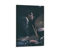 CZBAIY Max Roach Canvas Poster Wall Art Picture Painting Poster Canvas Print Posters Artworks Room Decor 08x12inch(20x30cm)