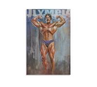CZBAIY Mike Mentzer Canvas Poster Posters Wall Art Painting Canvas Prints Decor Poster Artworks 20x30inch(50x75cm)