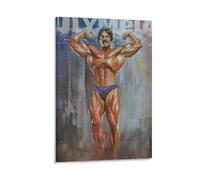 CZBAIY Mike Mentzer Canvas Poster Wall Art Picture Painting Poster Canvas Print Posters Artworks Room Decor 12x18inch(30x45cm)
