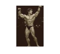 CZBAIY Mike Mentzer Canvas Poster Wall Art Picture Painting Poster Canvas Print Posters Artworks Room Decor 12x18inch(30x45cm)