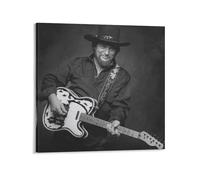 CZBAIY Waylon Jennings Canvas Poster Canvas Wall Art Poster Decorative Modern Home Print Picture Artworks Posters 16x16inch(40x40cm)