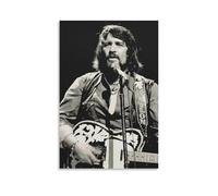 CZBAIY Waylon Jennings Canvas Poster Poster Print Art Wall Painting Canvas Posters Modern Bedroom Decor 08x12inch(20x30cm)