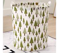 CZBAOLHUD Laundry Basket, Rattan, Modern, Simple, Economical and Durable, Green, Round, Removable Liner