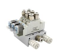 CZDIQXVF SY5120 Solenoid Valve Combination Single electronically Controlled Cylinder Control Valve SY5120-5LZD-01 SY5120-6LZD-01(5 Stations)