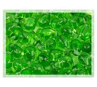Czech 50-Piece Glass Beads, 6x9mm, Teardrop Transparent Simple Green