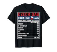 Czech Dad Gifts - Dad Hero Nutritional Father's Day T-Shirt