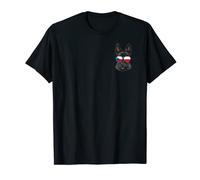Czech Flag Scottish Terrier Dog Czech Republic Pocket T-Shirt