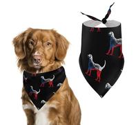Czech Flag Wolfhound Dog Cute Dog Bandana Triangle Adjustable Washable Cat Scarf Pet Accessories