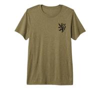 Czech Republic Bohemian Double-Tailed Lion Flag Symbo Black Premium T-Shirt